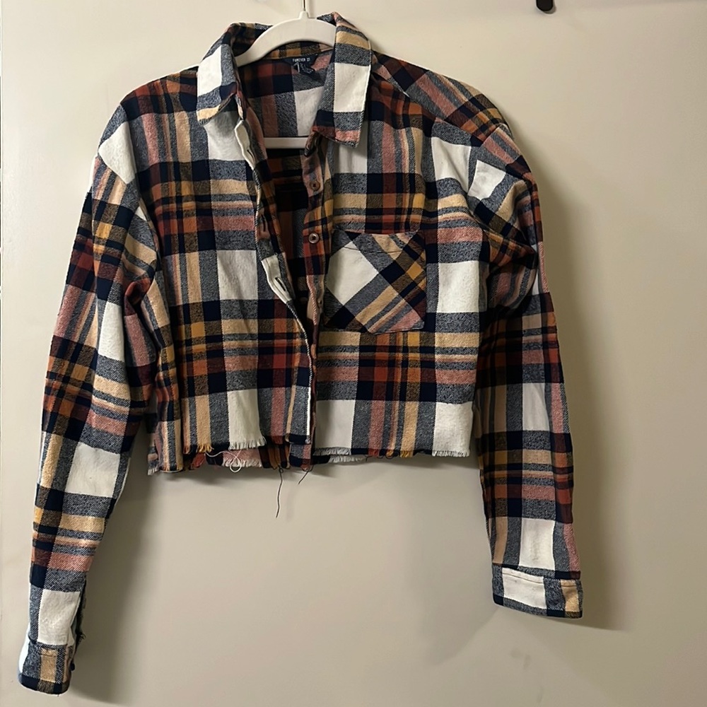 Cropped flannel